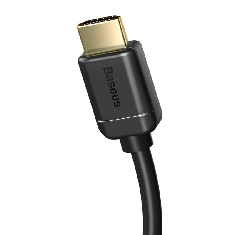 Kabelis HDMI 2.0 4K 60 Hz 3D HDR 18 Gbps 1 m juodas