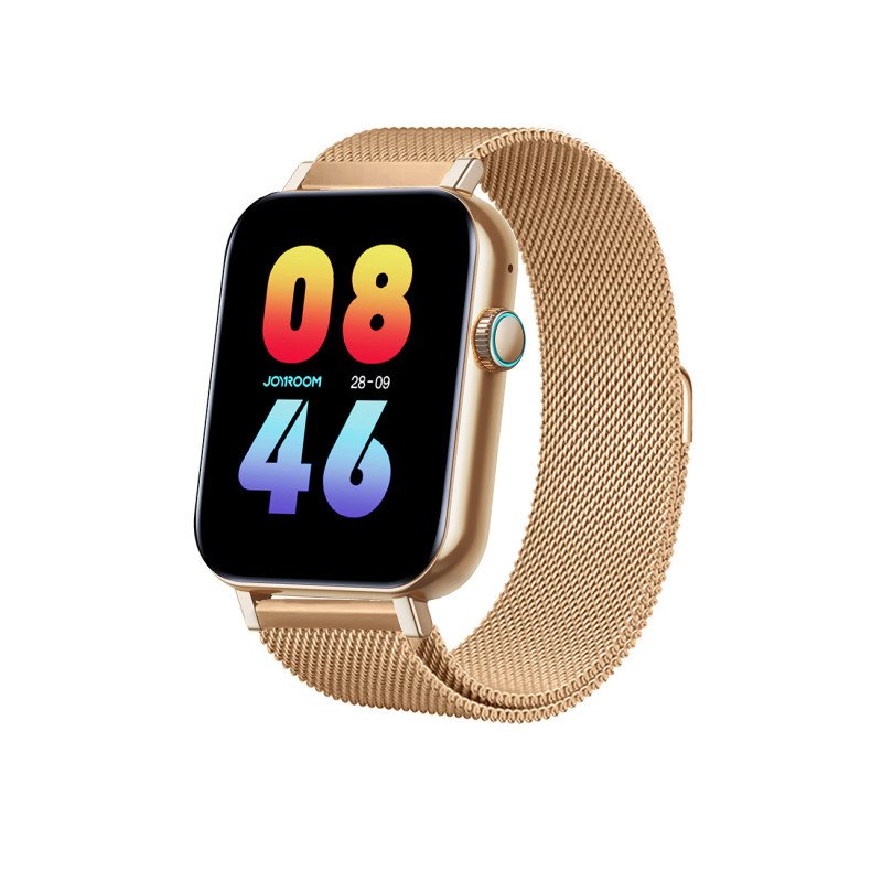 Smartwatch Joyroom JR-FT5 IP68 z funkcją odbierania połączeń - złoty