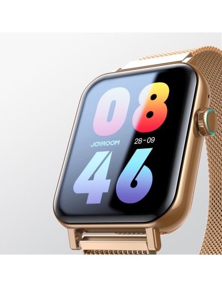 Smartwatch Joyroom JR-FT5 IP68 z funkcją odbierania połączeń - złoty Smartwatch Joyroom JR-FT5 IP68 z funkcją odbierania połączeń - złoty