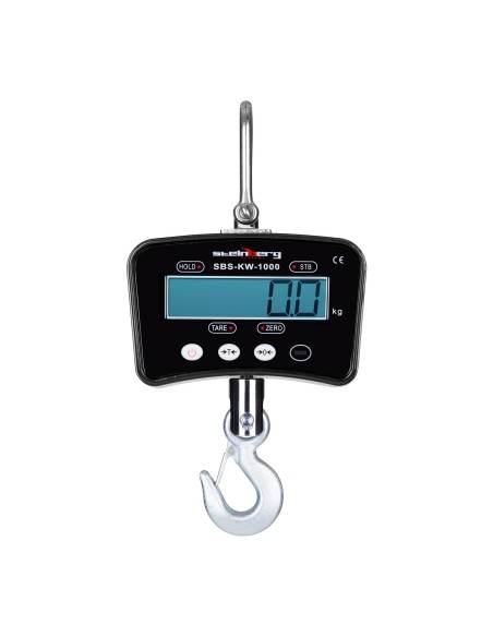 Pakabinamos kabliuko svarstyklės su nuotolinio valdymo pultu iki 1 tonos 1T LCD juodas Pakabinamos kabliuko svarstyklės su nuotolinio valdymo pultu iki 1 tonos 1T LCD juodas