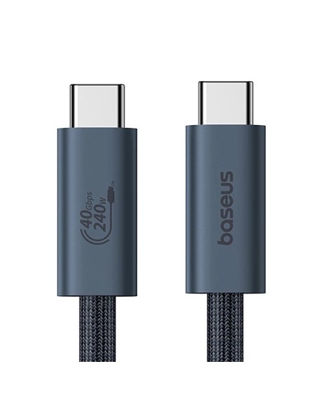 Kabel Baseus CB000068 USB-C - USB-C 240W PD 8K 60Hz 1m - czarny Kabel Baseus CB000068 USB-C - USB-C 240W PD 8K 60Hz 1m - czarny