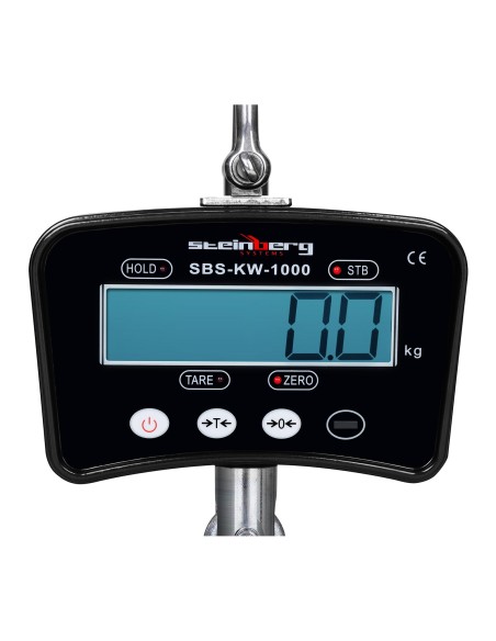 Pakabinamos kabliuko svarstyklės su nuotolinio valdymo pultu iki 1 tonos 1T LCD juodas Pakabinamos kabliuko svarstyklės su nuotolinio valdymo pultu iki 1 tonos 1T LCD juodas