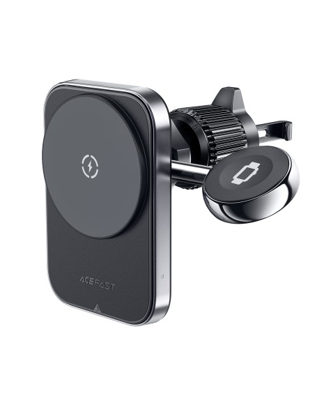 Uchwyt samochodowy Acefast D18 z ładowarką indukcyjną MagSafe / Qi + kabel USB-A USB-C - czarny Uchwyt samochodowy Acefast D18 z ładowarką indukcyjną MagSafe / Qi + kabel USB-A USB-C - czarny
