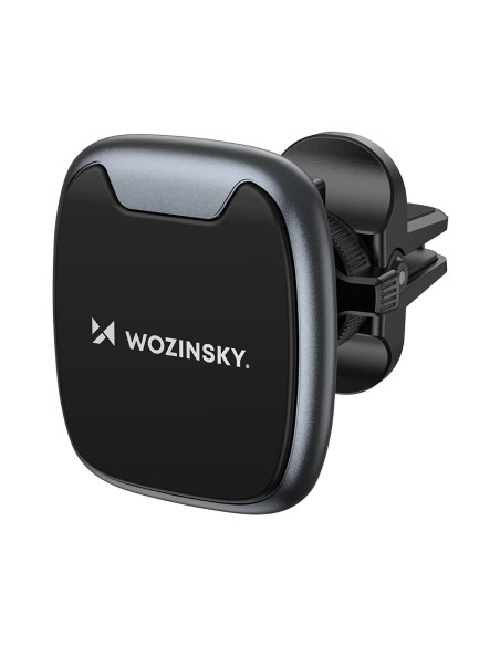 Uchwyt Wozinsky WUMTK na telefon magnetyczny na kratkę nawiewu w samochodzie - czarny Uchwyt Wozinsky WUMTK na telefon magnetyczny na kratkę nawiewu w samochodzie - czarny