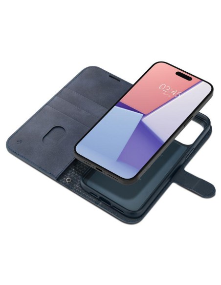 Etui Spigen Wallet S Pro na iPhone 15 Pro - granatowe Etui Spigen Wallet S Pro na iPhone 15 Pro - granatowe
