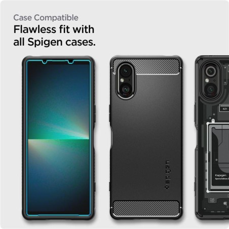 Szkło hartowane Spigen ALM Glas.tR na Sony Xperia 5 V - 2 szt. Szkło hartowane Spigen ALM Glas.tR na Sony Xperia 5 V - 2 szt.