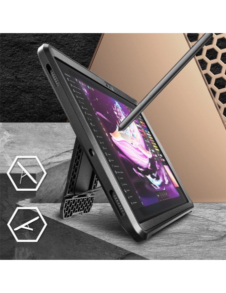 Etui Supcase Unicorn Beetle Pro na Samsung Galaxy Tab S9 FE+ 12.4'' - czarne Etui Supcase Unicorn Beetle Pro na Samsung Galaxy Tab S9 FE+ 12.4'' - czarne