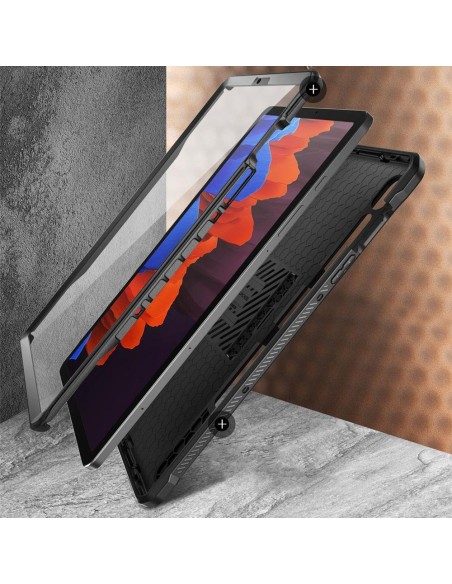 Etui Supcase Unicorn Beetle Pro na Samsung Galaxy Tab S9 FE+ 12.4'' - czarne Etui Supcase Unicorn Beetle Pro na Samsung Galaxy Tab S9 FE+ 12.4'' - czarne