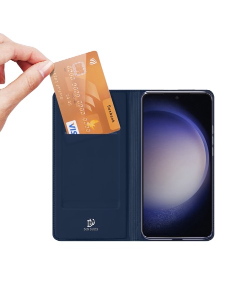 Etui Dux Ducis Skin Pro do Samsung S24 z klapką - niebieskie Etui Dux Ducis Skin Pro do Samsung S24 z klapką - niebieskie