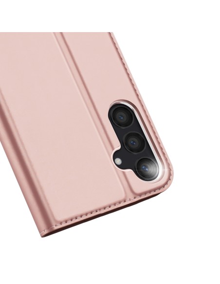 Etui Dux Ducis Skin Pro do Samsung S24 z klapką - różowe Etui Dux Ducis Skin Pro do Samsung S24 z klapką - różowe
