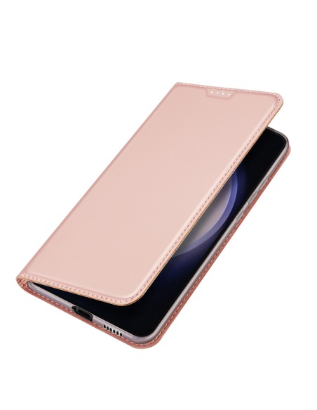 Etui Dux Ducis Skin Pro do Samsung S24 z klapką - różowe Etui Dux Ducis Skin Pro do Samsung S24 z klapką - różowe