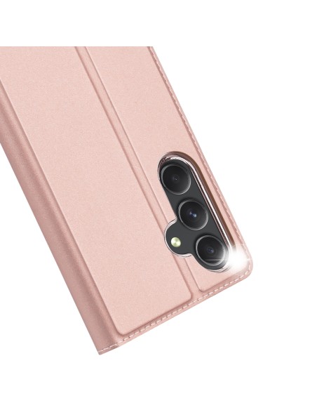 Etui Dux Ducis Skin Pro do Samsung S24+ z klapką - różowe Etui Dux Ducis Skin Pro do Samsung S24+ z klapką - różowe