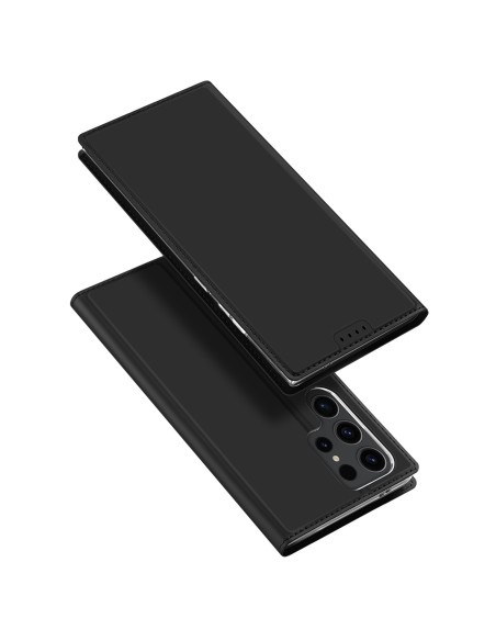 Etui Dux Ducis Skin Pro do Samsung S24 Ultra z klapką - czarne Etui Dux Ducis Skin Pro do Samsung S24 Ultra z klapką - czarne