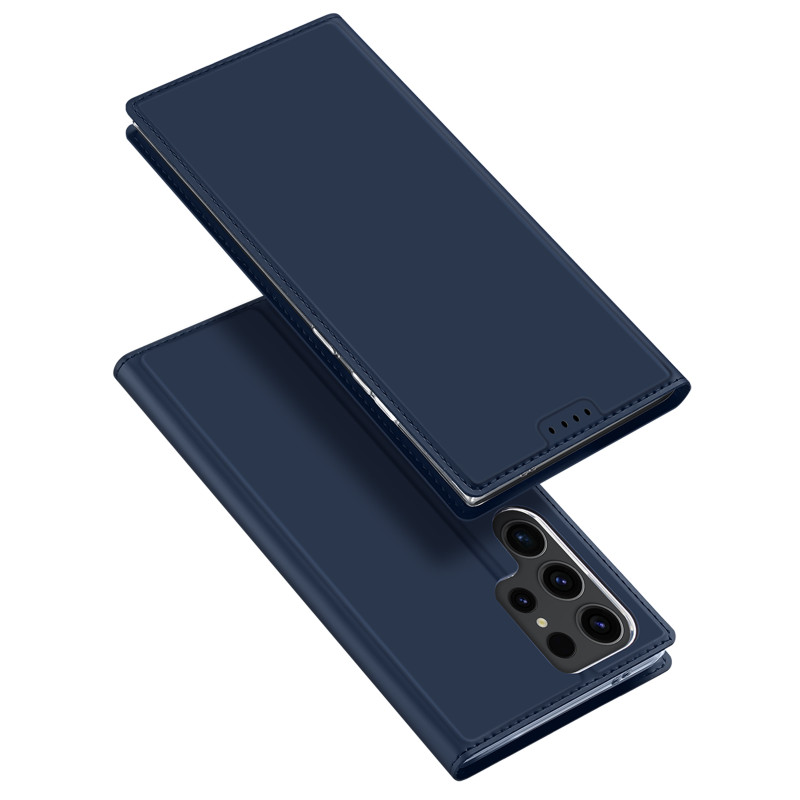 Etui Dux Ducis Skin Pro do Samsung S24 Ultra z klapką - niebieskie Etui Dux Ducis Skin Pro do Samsung S24 Ultra z klapką - niebieskie