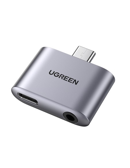 Adapter audio Ugreen CM231 USB-C mini jack 3,5 mm - szary Adapter audio Ugreen CM231 USB-C mini jack 3,5 mm - szary