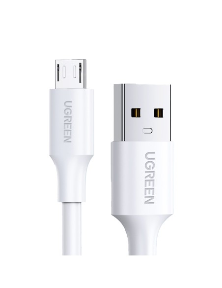 UGREEN US289 USB 2.0 A to Micro USB Cable Nickel Plating 0.25m White UGREEN US289 USB 2.0 A to Micro USB Cable Nickel Plating 0.25m White