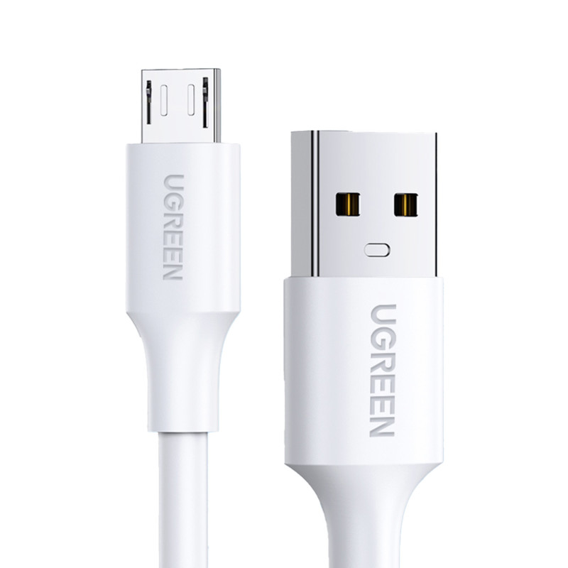 Kabel USB - micro USB Ugreen US289 0,5 m - biały Kabel USB - micro USB Ugreen US289 0,5 m - biały