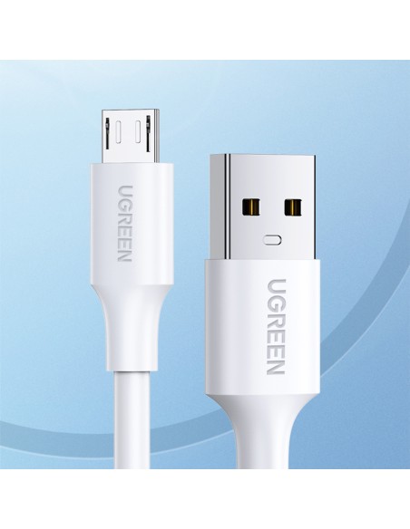 Kabel USB - micro USB Ugreen US289 1,5 m - biały Kabel USB - micro USB Ugreen US289 1,5 m - biały