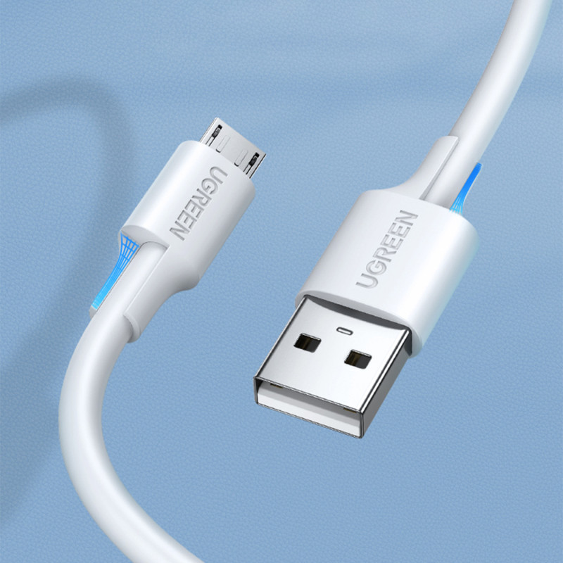Kabel USB - micro USB Ugreen US289 2 m - biały