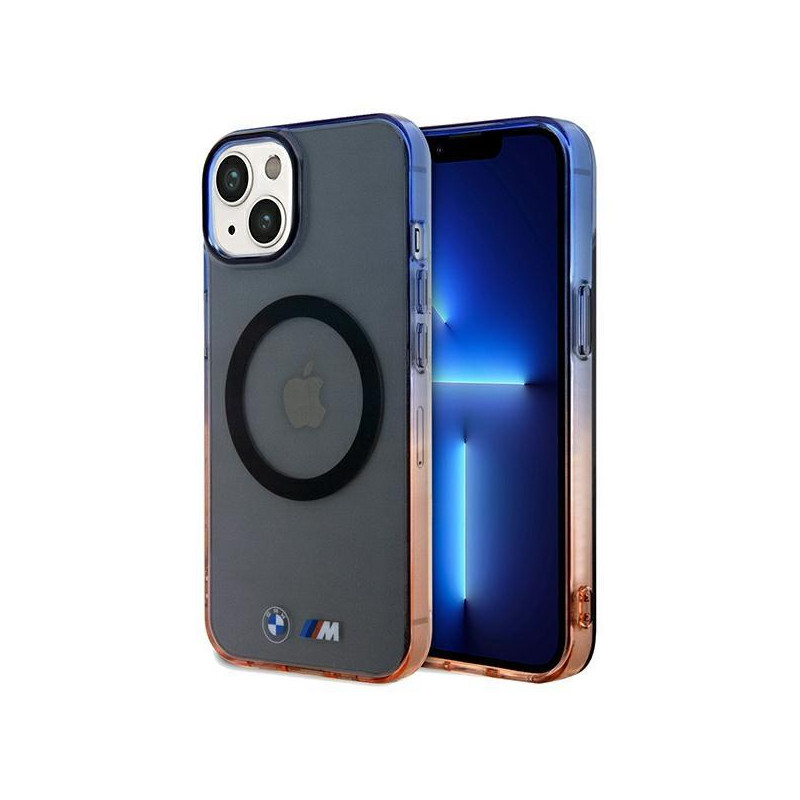 Etui BMW Gradient Bumper MagSafe na iPhone 15 / 14 / 13 - szare Etui BMW Gradient Bumper MagSafe na iPhone 15 / 14 / 13 - szare