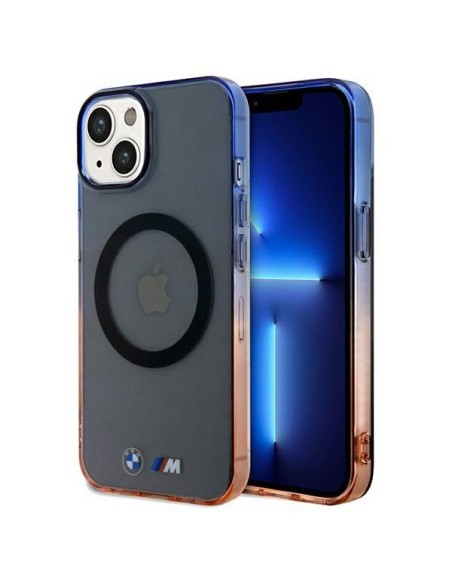 Etui BMW Gradient Bumper MagSafe na iPhone 15 / 14 / 13 - szare Etui BMW Gradient Bumper MagSafe na iPhone 15 / 14 / 13 - szare
