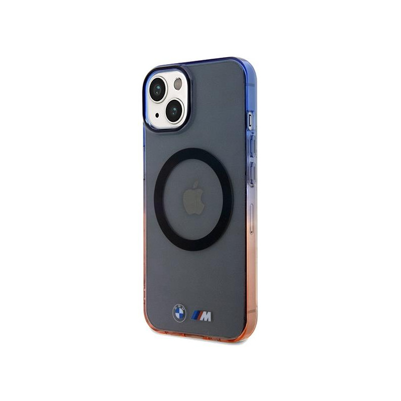 Etui BMW Gradient Bumper MagSafe na iPhone 15 / 14 / 13 - szare