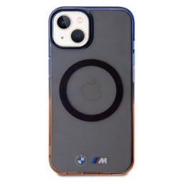 Etui BMW Gradient Bumper MagSafe na iPhone 15 / 14 / 13 - szare