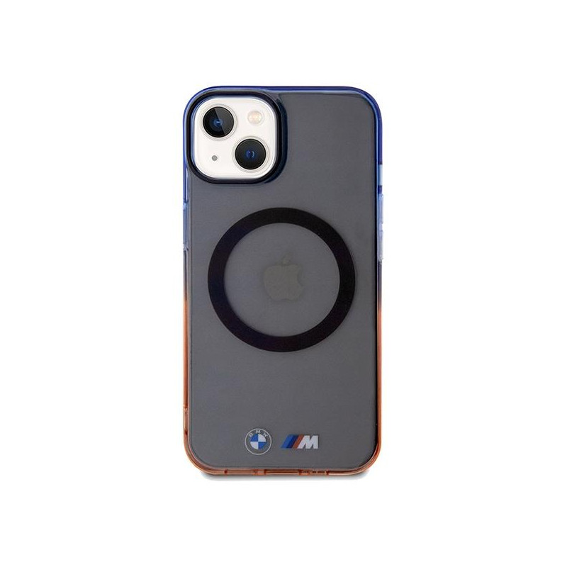 Etui BMW Gradient Bumper MagSafe na iPhone 15 / 14 / 13 - szare