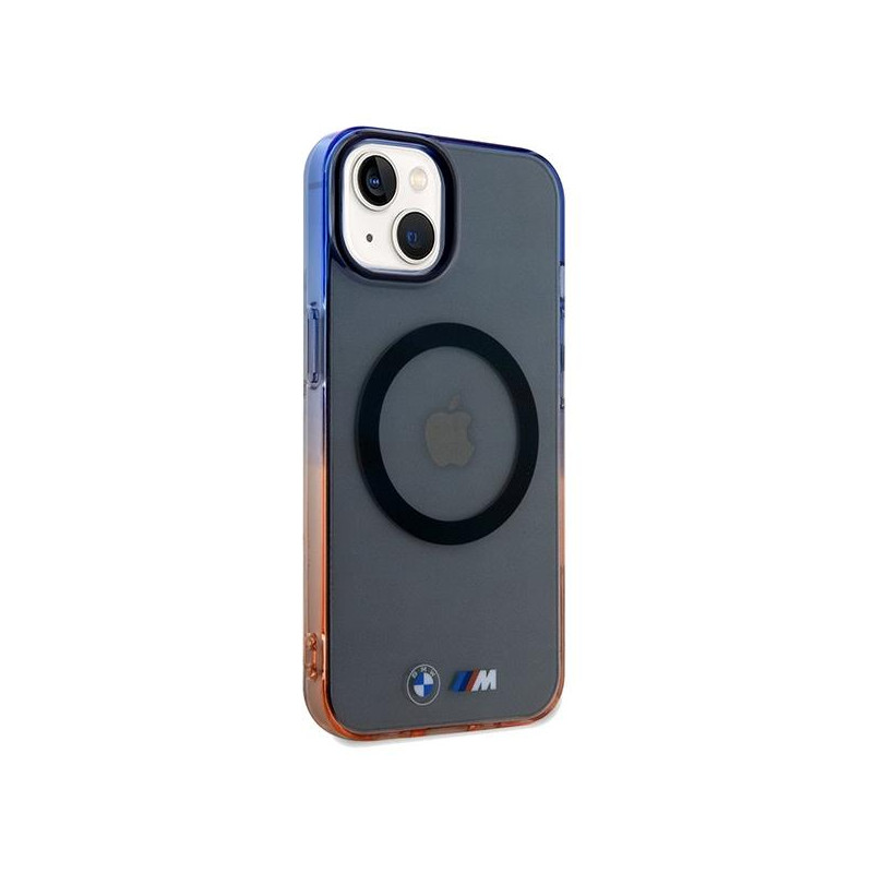 Etui BMW Gradient Bumper MagSafe na iPhone 15 / 14 / 13 - szare