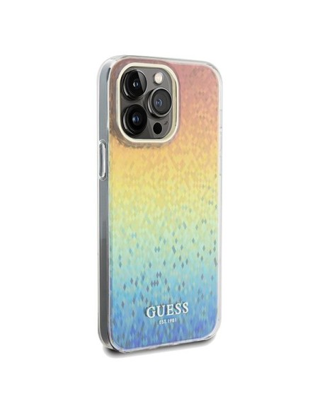 Etui Guess IML Faceted Mirror Disco Iridescent na iPhone 13 Pro Max - wielokolorowe Etui Guess IML Faceted Mirror Disco Iridescent na iPhone 13 Pro Max - wielokolorowe