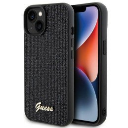 Etui Guess Disco Metal Script na iPhone 14 / 15 / 13 - czarne