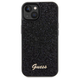 Etui Guess Disco Metal Script na iPhone 14 / 15 / 13 - czarne
