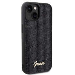 Etui Guess Disco Metal Script na iPhone 14 / 15 / 13 - czarne