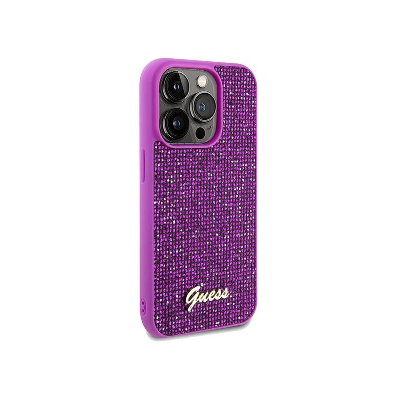 Etui Guess Disco Metal Script na iPhone 14 Pro Max - fuksjowe