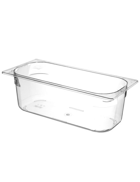 Ledų indelis iš polikarbonato 360x165x120mm - skaidrus 5L - HENDI 807026 Ledų indelis iš polikarbonato 360x165x120mm - skaidrus 5L - HENDI 807026