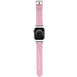 Pasek Hello Kitty Kitty Head na Apple Watch 38/ 40/ 41mm - różowy