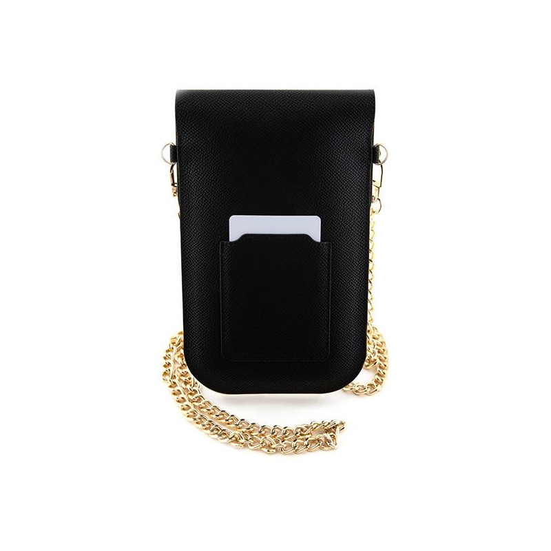Torebka Hello Kitty Leather Metal Logo Chain - czarna