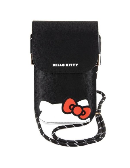 Torebka Hello Kitty Leather Hiding Kitty Cord - czarna