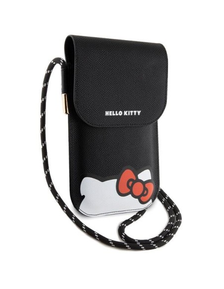 Torebka Hello Kitty Leather Hiding Kitty Cord - czarna