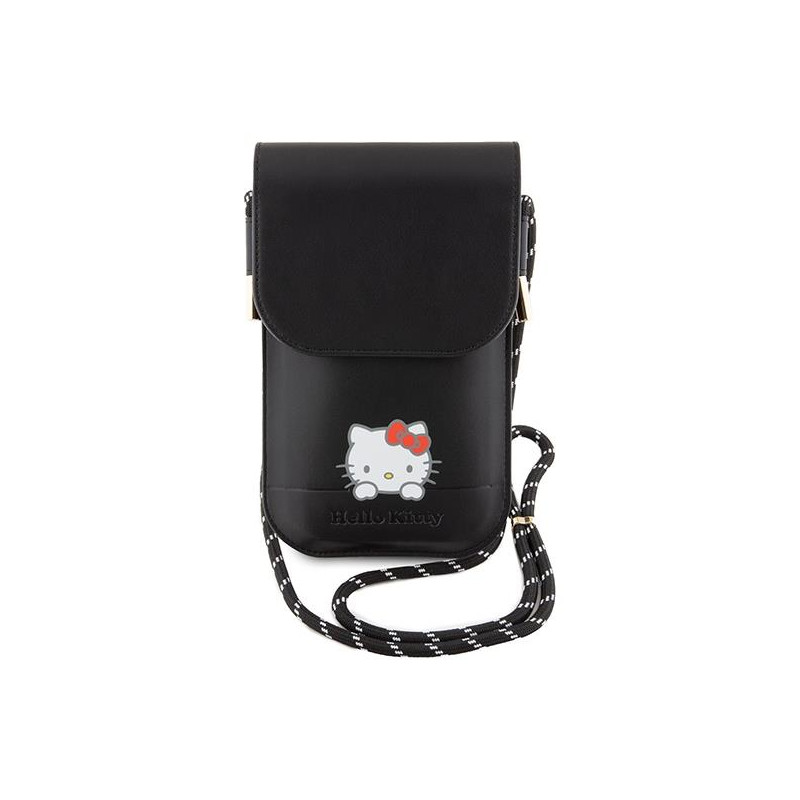 Torebka Hello Kitty Leather Daydreaming Cord - czarna