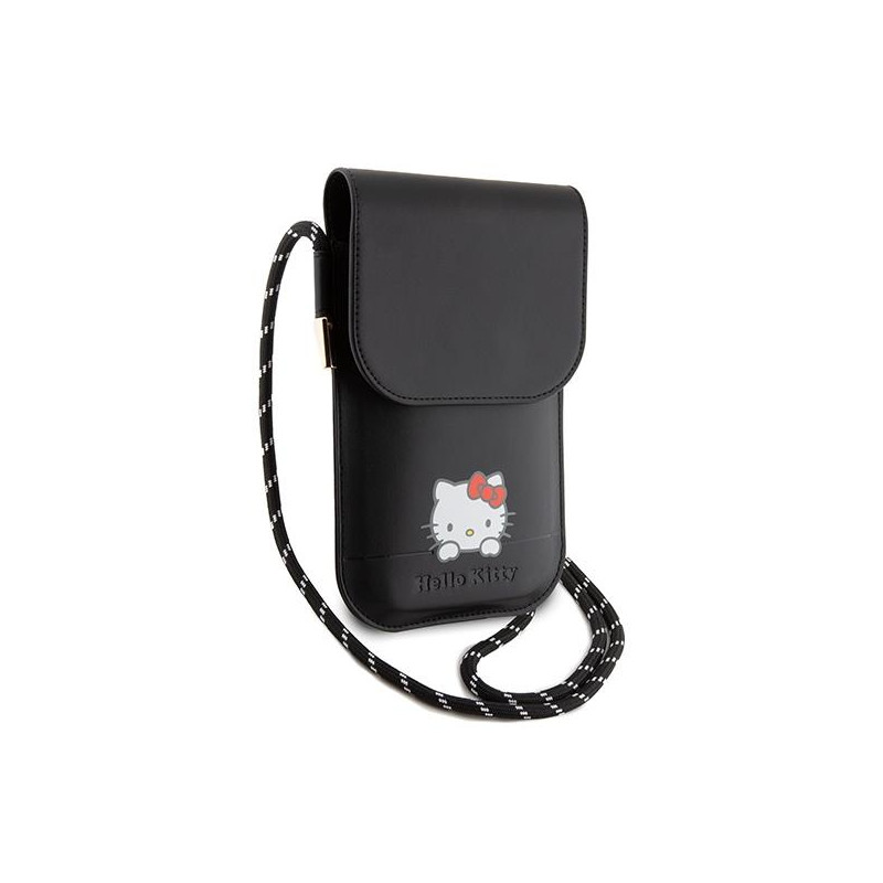 Torebka Hello Kitty Leather Daydreaming Cord - czarna