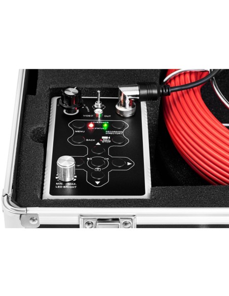 Endoskopinė tikrinimo kamera LCD TFT 7'' sk. vamzdžiai 40-80 mm, ilgis 40 m Endoskopinė tikrinimo kamera LCD TFT 7'' sk. vamzdžiai 40-80 mm, ilgis 40 m