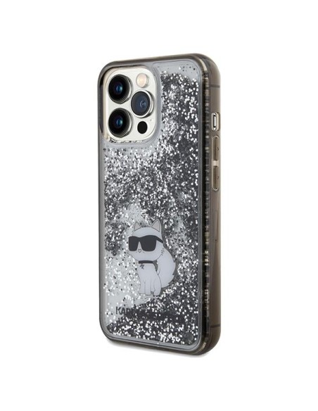 Etui Karl Lagerfeld Liquid Glitter Choupette na iPhone 13 Pro / 13 - przezroczyste Etui Karl Lagerfeld Liquid Glitter Choupette na iPhone 13 Pro / 13 - przezroczyste