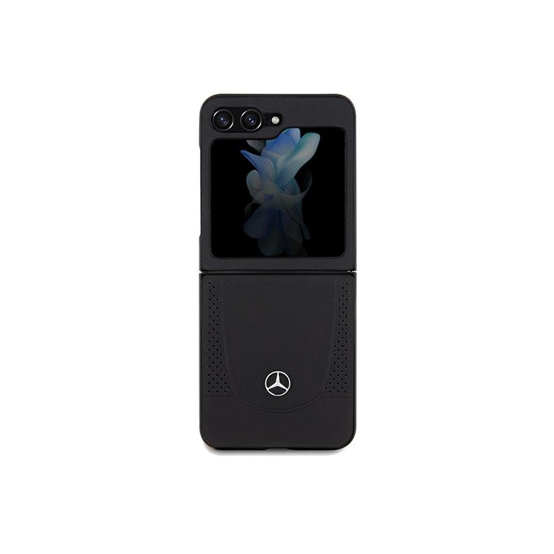 Etui Mercedes Leather Urban na Samsung Galaxy Z Flip 5 - czarne