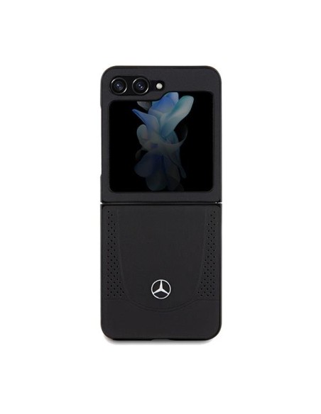 Etui Mercedes Leather Urban na Samsung Galaxy Z Flip 5 - czarne Etui Mercedes Leather Urban na Samsung Galaxy Z Flip 5 - czarne