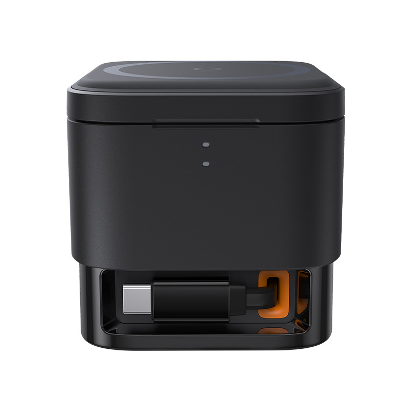 Ładowarka bezprzewodowa 2w1 Baseus BS-W531 MagSafe / Qi USB-C 20W - czarna