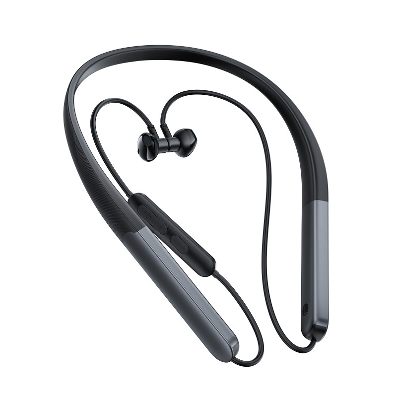 Słuchawki bezprzewodowe Acefast N1 douszne + kabel USB-A USB-C - czarne