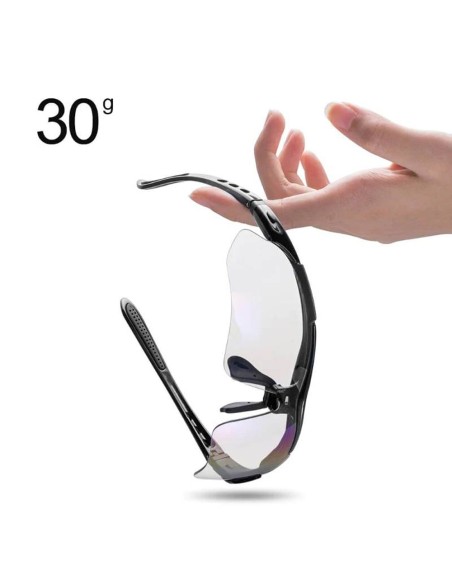Okulary rowerowe Rockbros 10141 fotochromowe UV400 - czerwone Okulary rowerowe Rockbros 10141 fotochromowe UV400 - czerwone