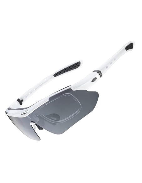 Okulary rowerowe Rockbros 10142 fotochromowe UV400 - białe Okulary rowerowe Rockbros 10142 fotochromowe UV400 - białe