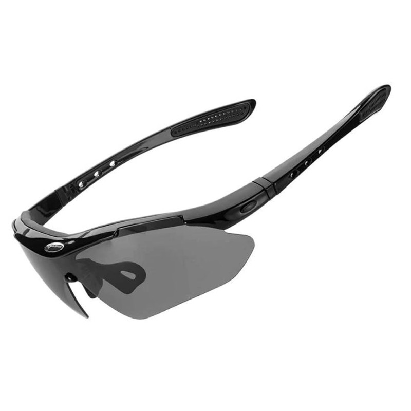 Okulary rowerowe Rockbros 10143 fotochromowe UV400 - czarne Okulary rowerowe Rockbros 10143 fotochromowe UV400 - czarne